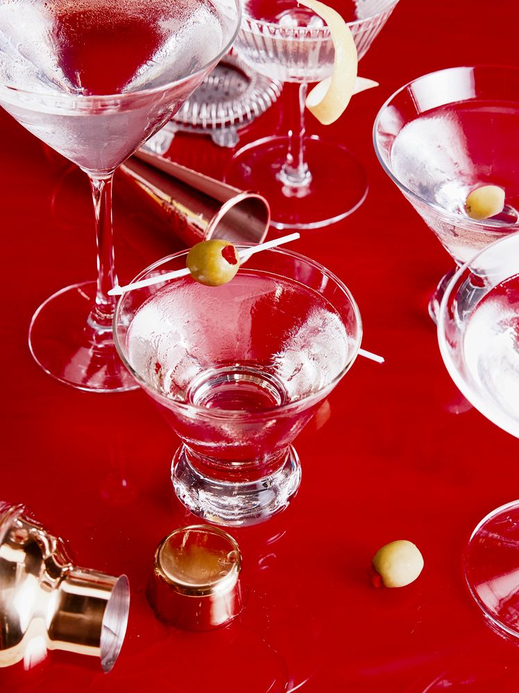 Upside-Down Martinis for a Crowd