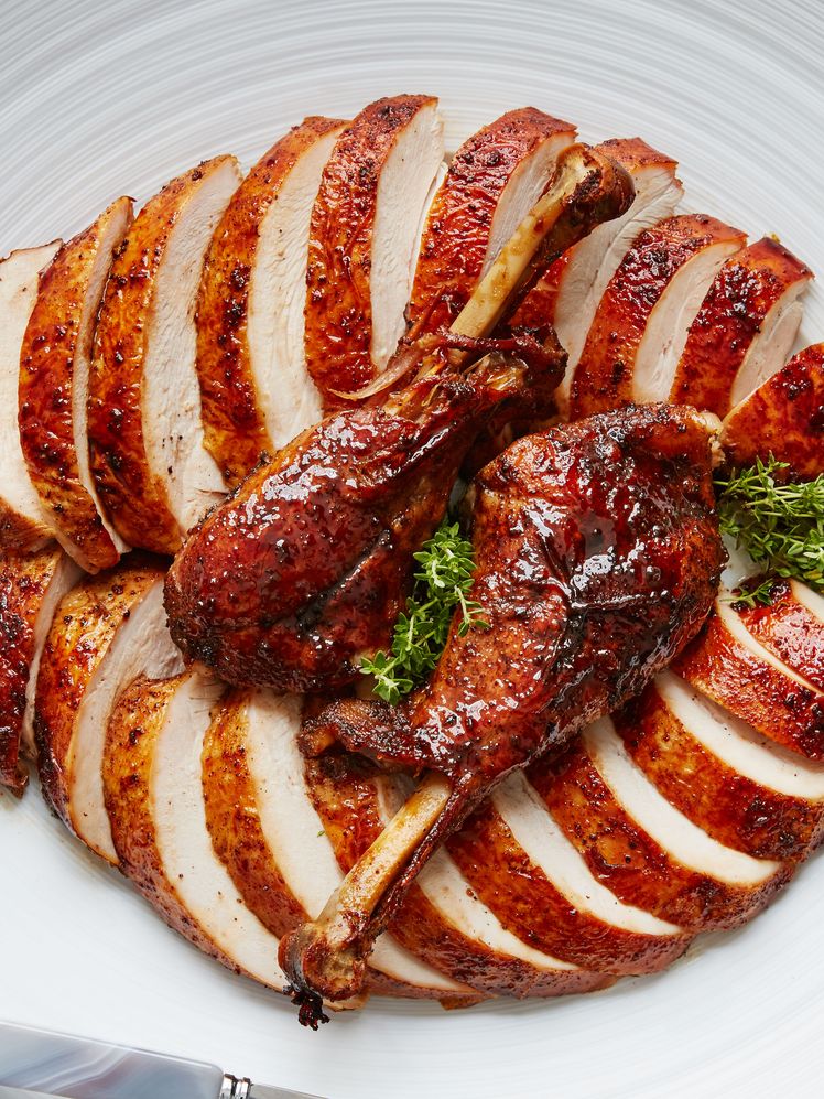 Bourbon-and-Brown-Sugar-Glazed Turkey