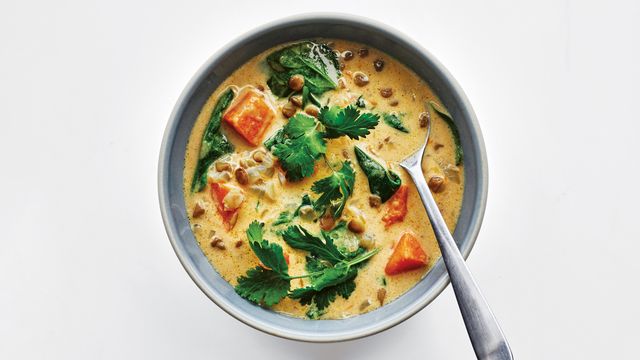 Green Curry Lentil Soup